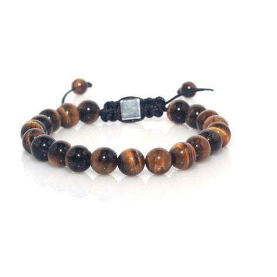 Bracelet Shamballa en oeil de Tigre