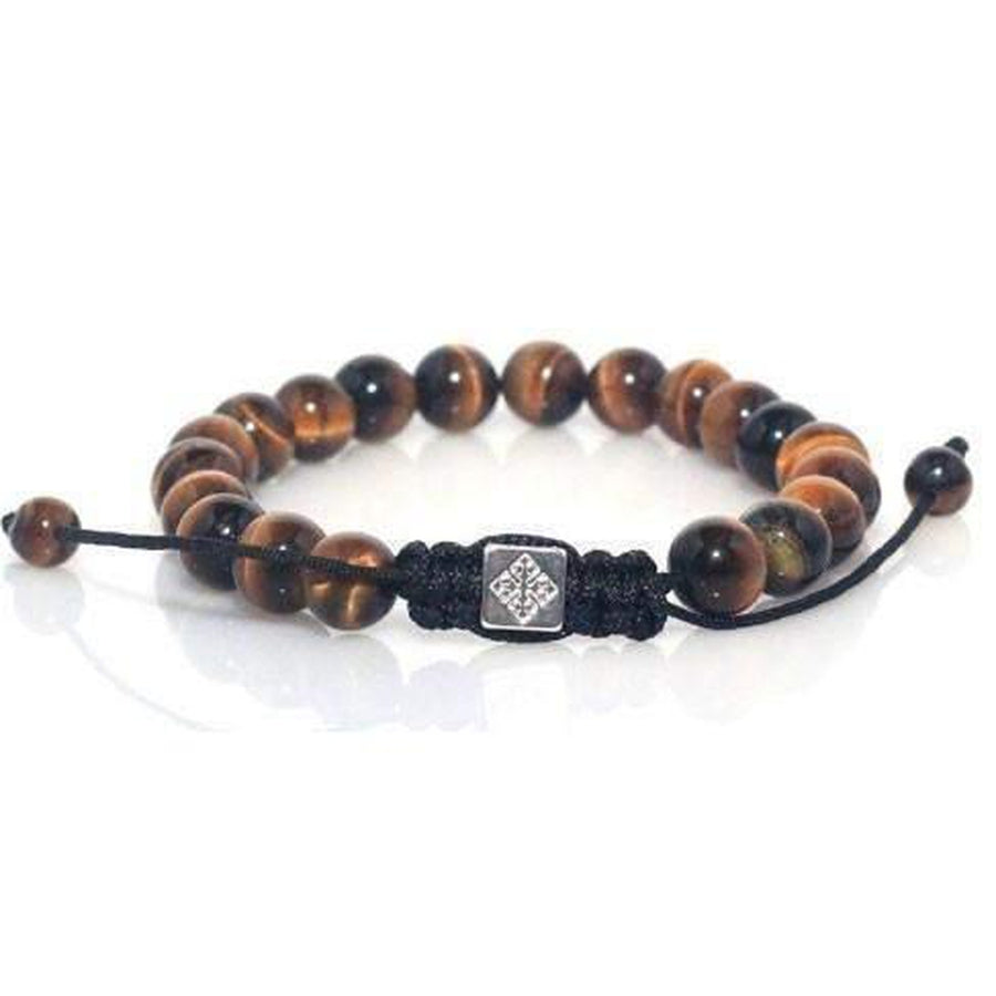 Bracelet Shamballa en oeil de Tigre