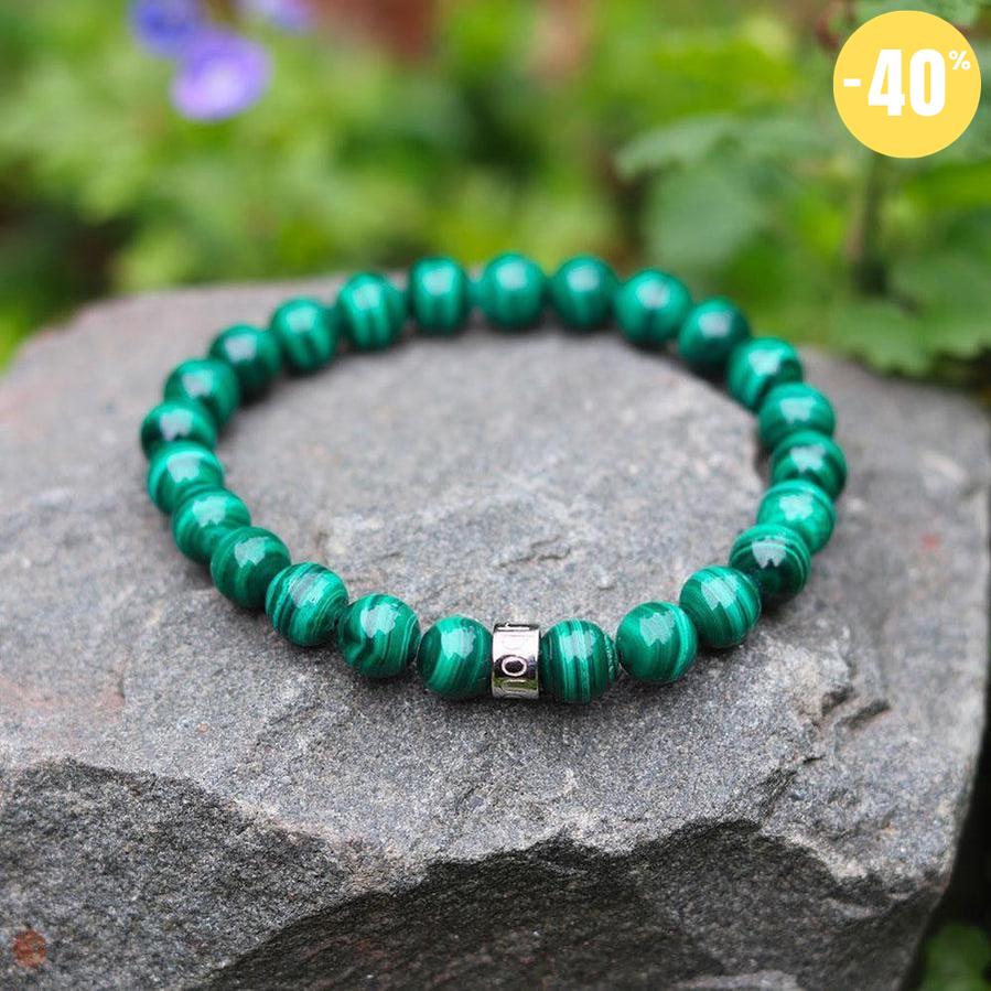 Bracelet « Soulagement des douleurs » en Malachite