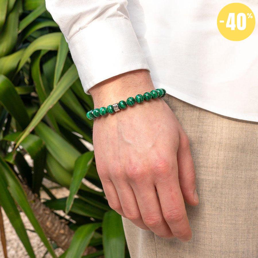 Bracelet « Soulagement des douleurs » en Malachite