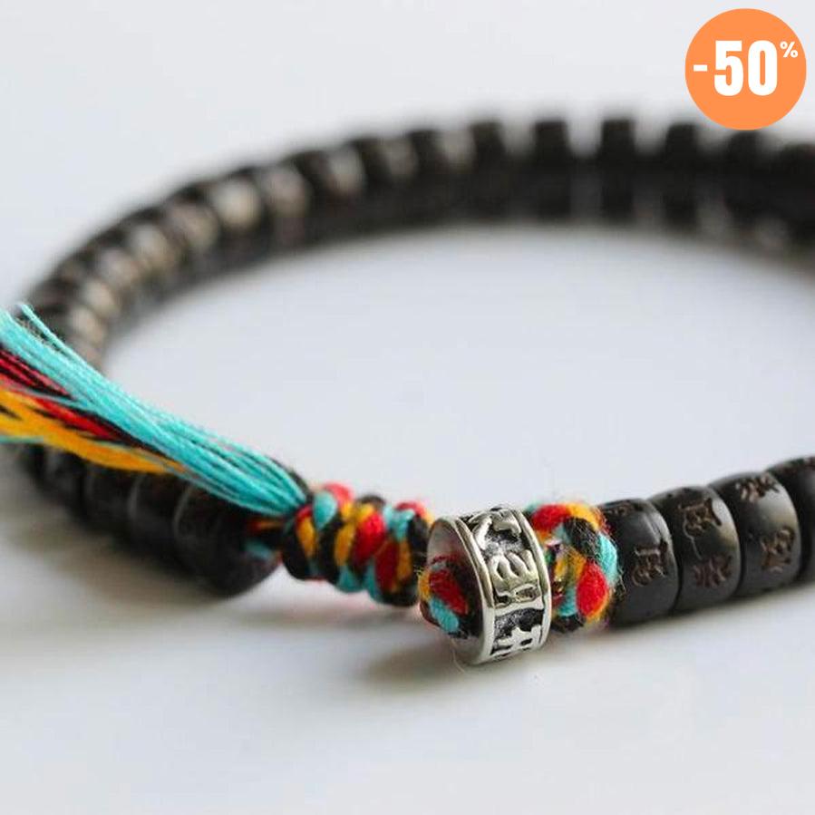 Bracelet tibétain bouddhiste mantra de grande compassion