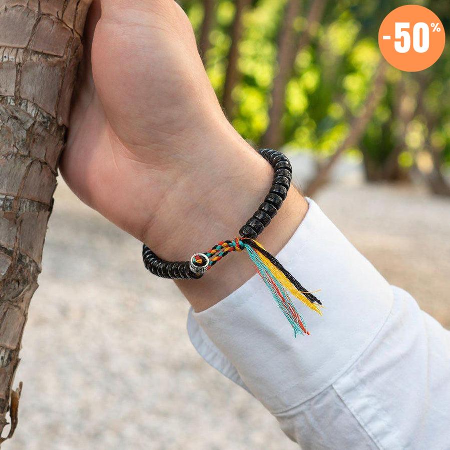 Bracelet tibétain bouddhiste mantra de grande compassion