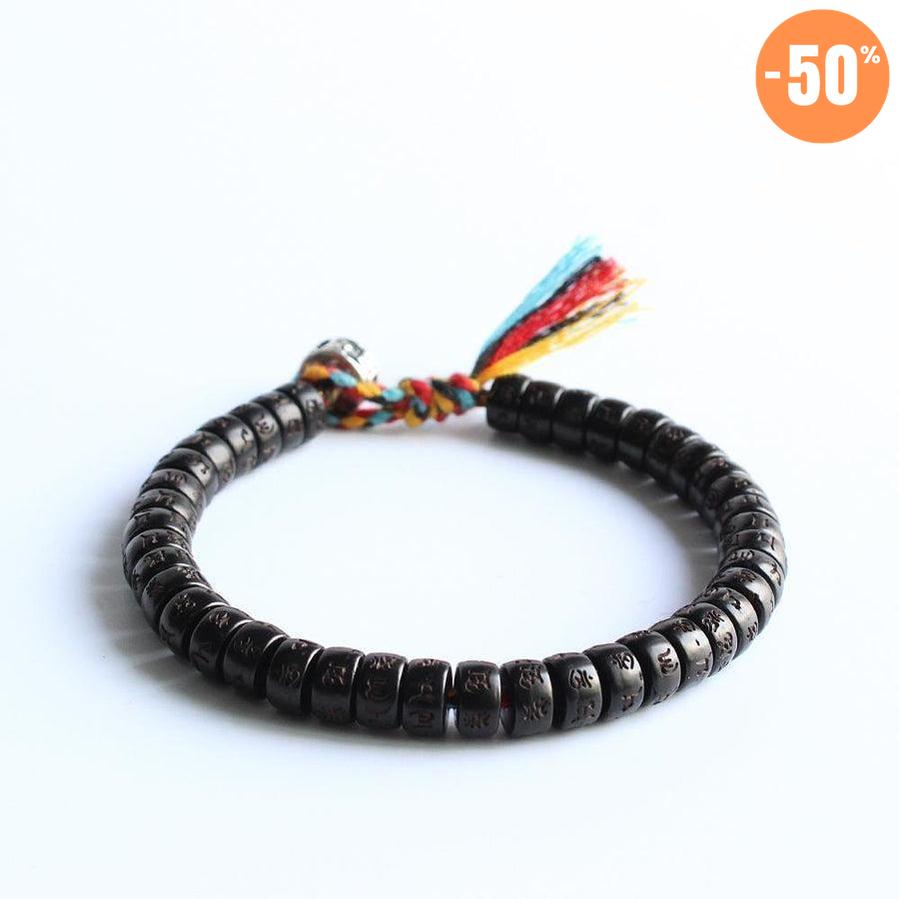 Bracelet tibétain bouddhiste mantra de grande compassion