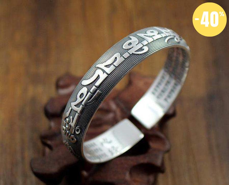 Bracelet tibétain «Om Mani Padme Hum»