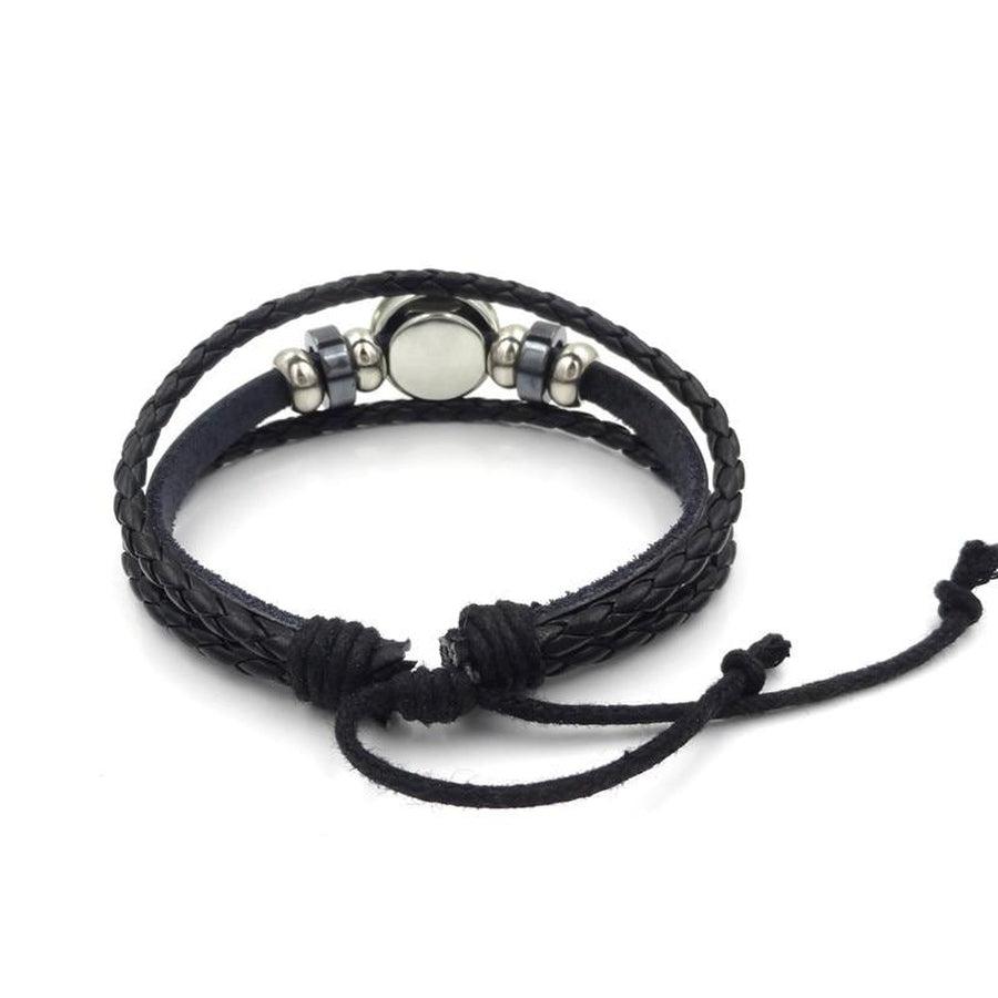 Bracelet wrap cabochon Sri Yantra sacré
