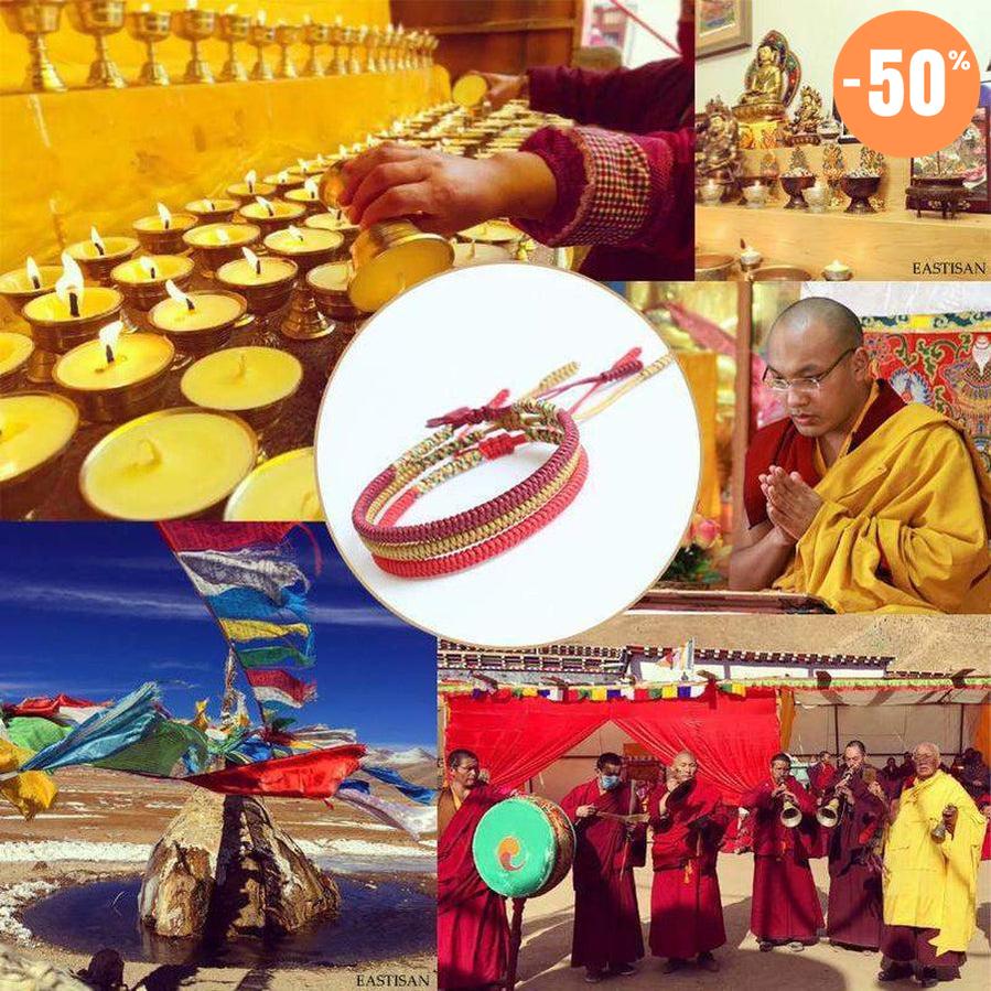 Bracelets Porte Bonheur tressés à la main