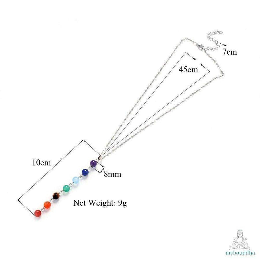 Collier des 7 chakras