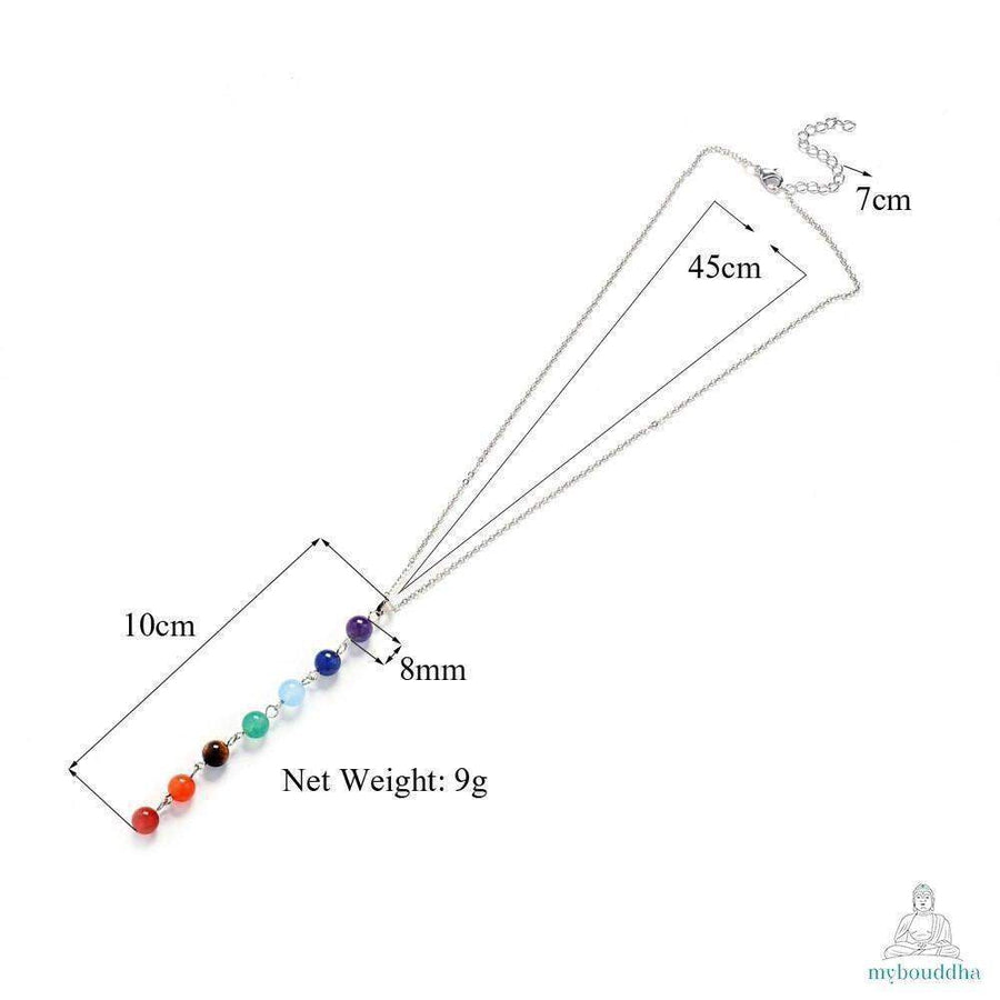Collier des 7 chakras