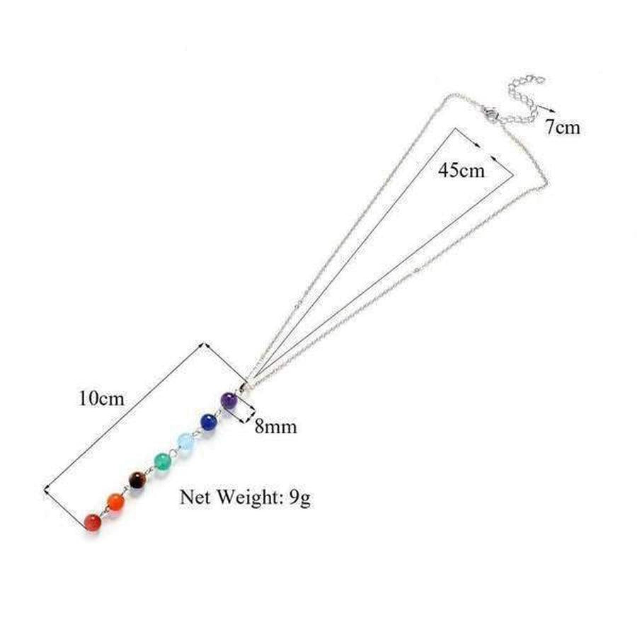 Collier des 7 chakras