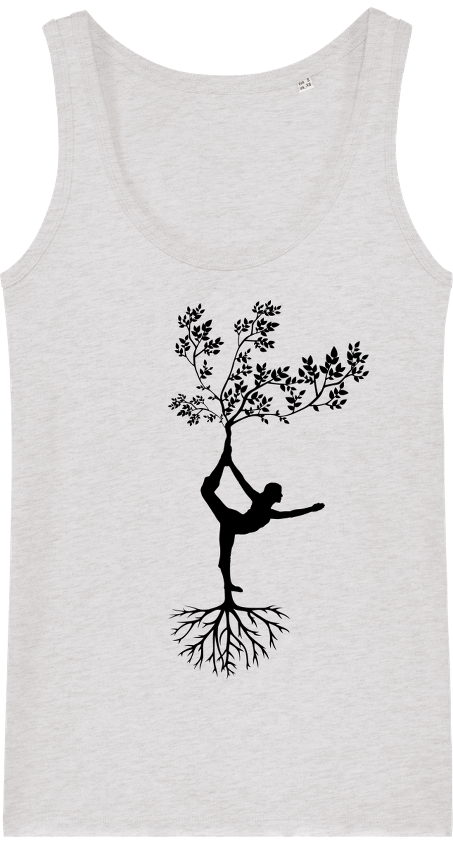 Débardeur en coton bio «Yoga Tree 1» pour Femme