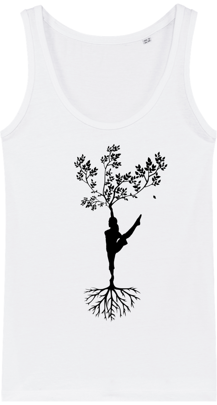 Débardeur en coton bio «Yoga Tree 2» pour Femme