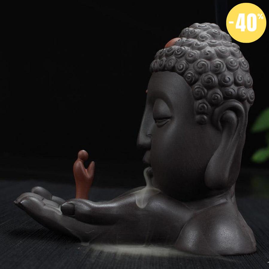 Encensoir Bouddha + 10 cones d'encens offert