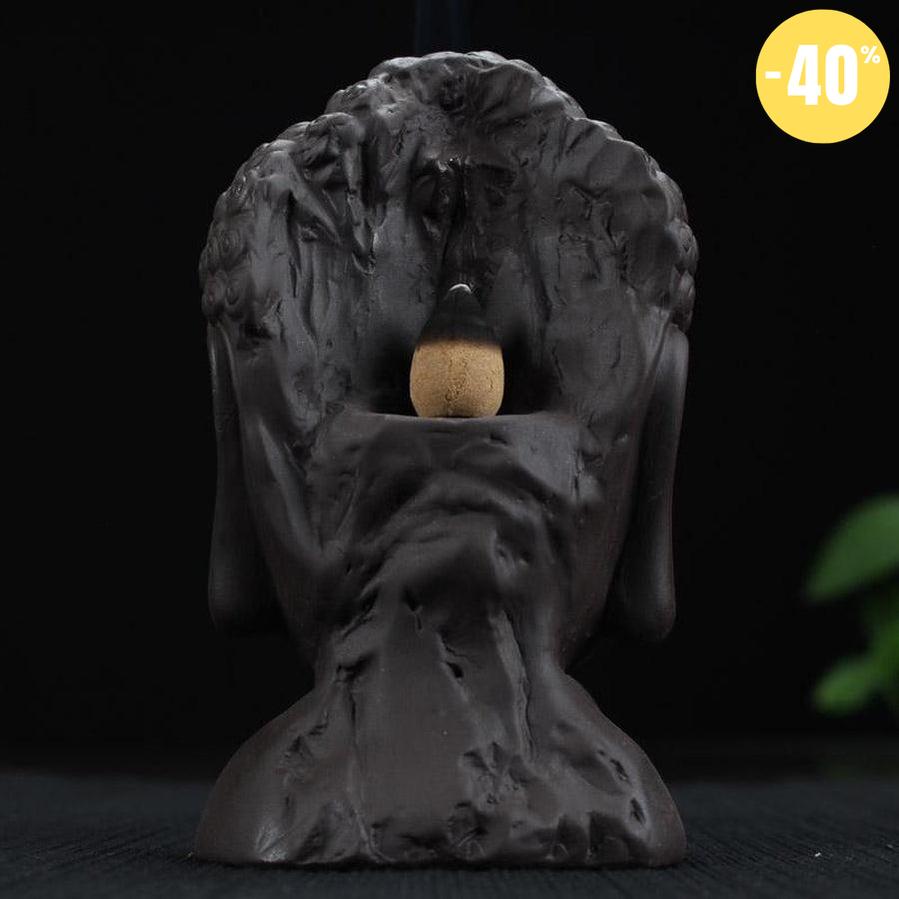 Encensoir Bouddha + 10 cones d'encens offert