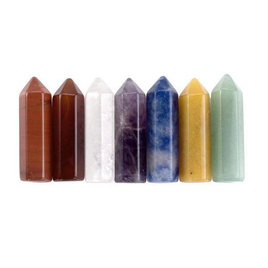 Ensemble de pierres des 7 chakras