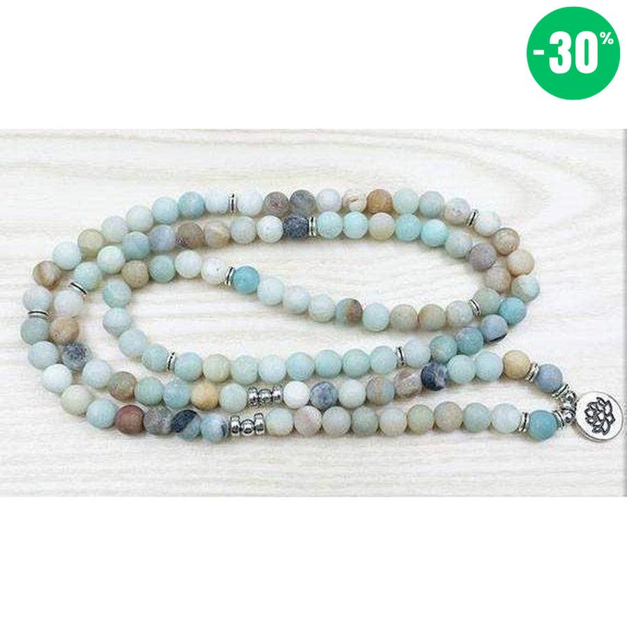 Mala en pierres d'amazonite