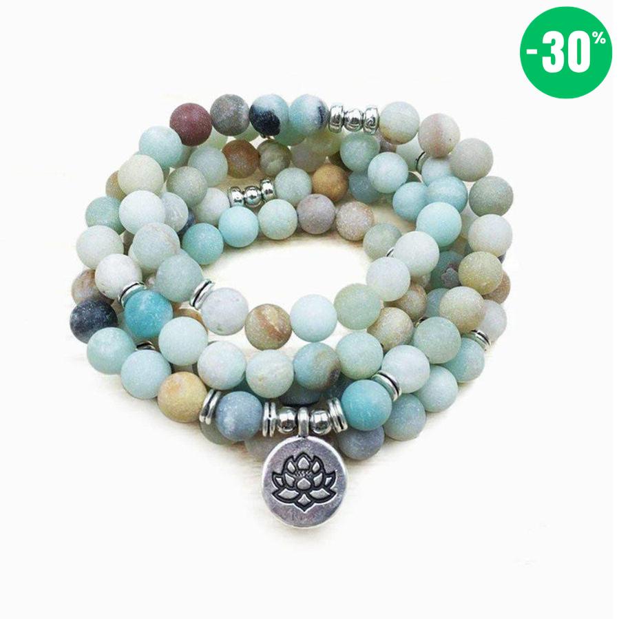 Mala en pierres d'amazonite