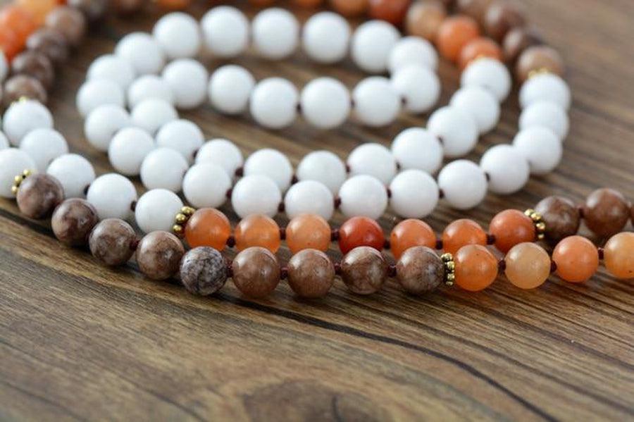 Mala «Paix et Harmonie» 108 perles en Agates