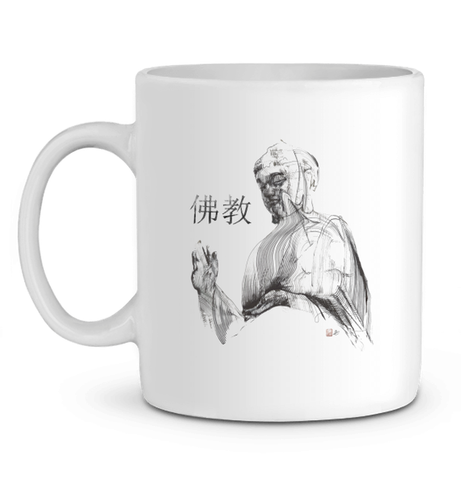 Mug en Céramique «Bouddha Kanji»