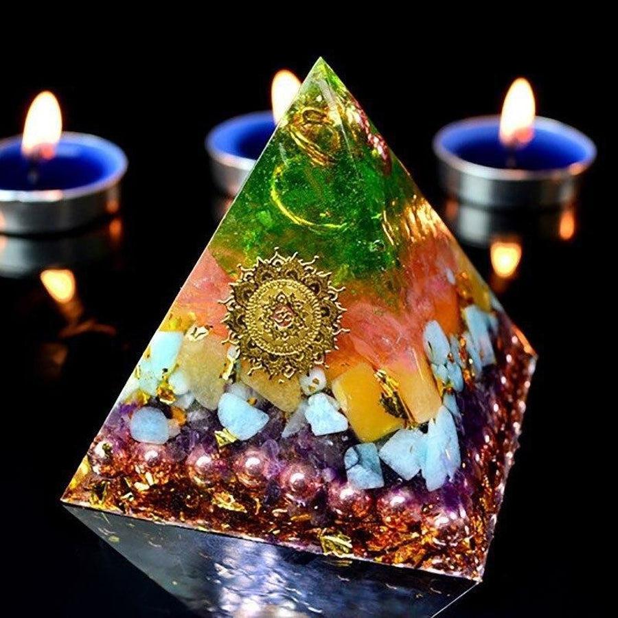 Orgonite, pyramide d’amour Anahata