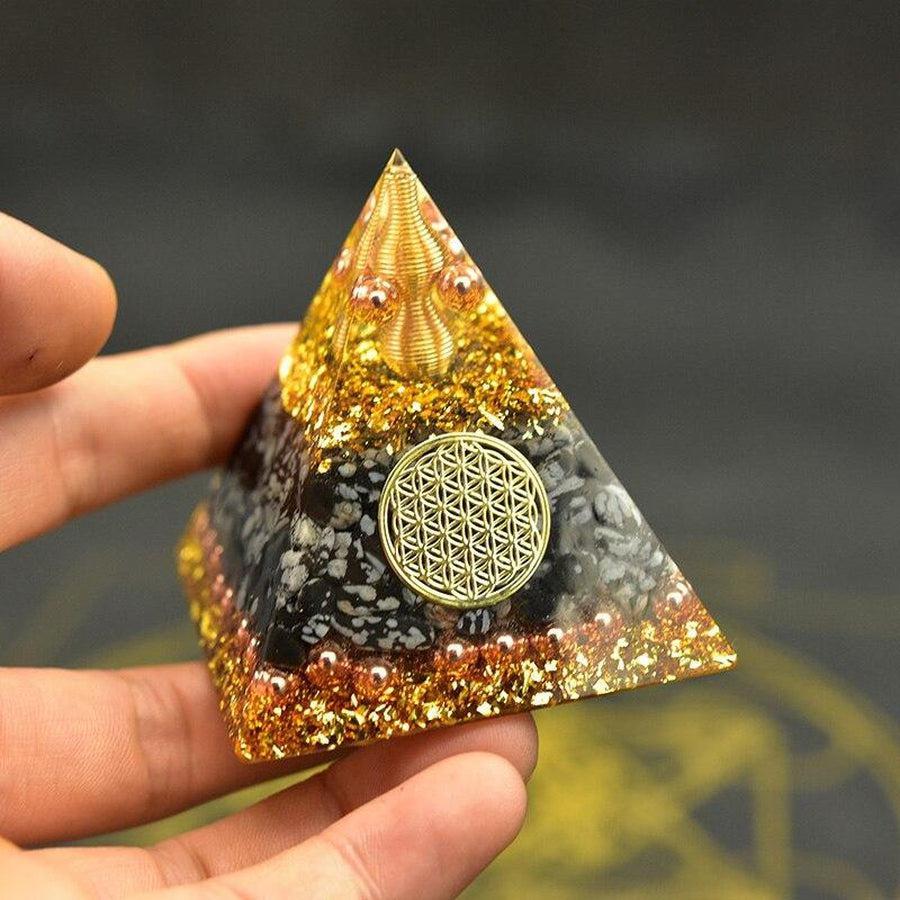 Orgonite, Pyramide de fortune
