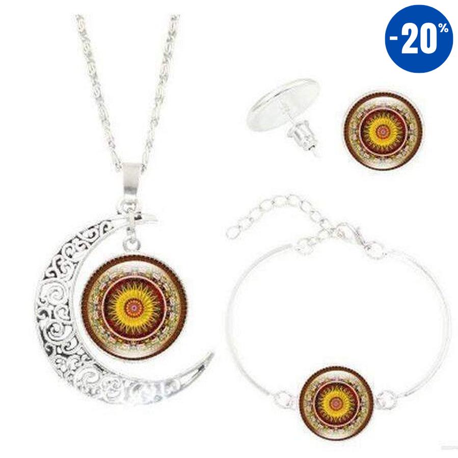 Parure « fleur de vie »