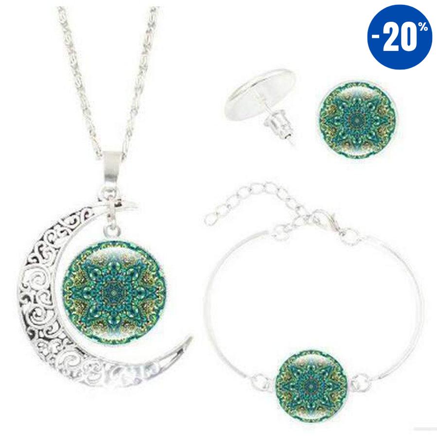 Parure « fleur de vie »