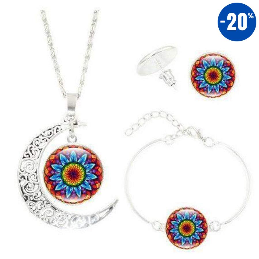 Parure « fleur de vie »