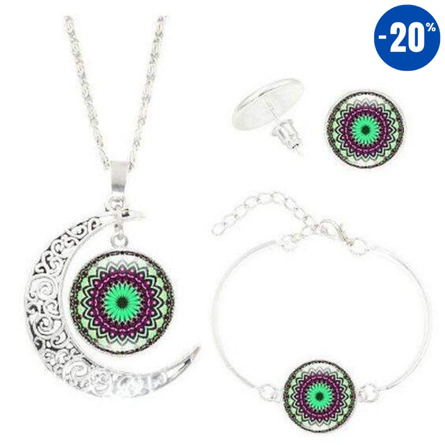 Parure « fleur de vie »