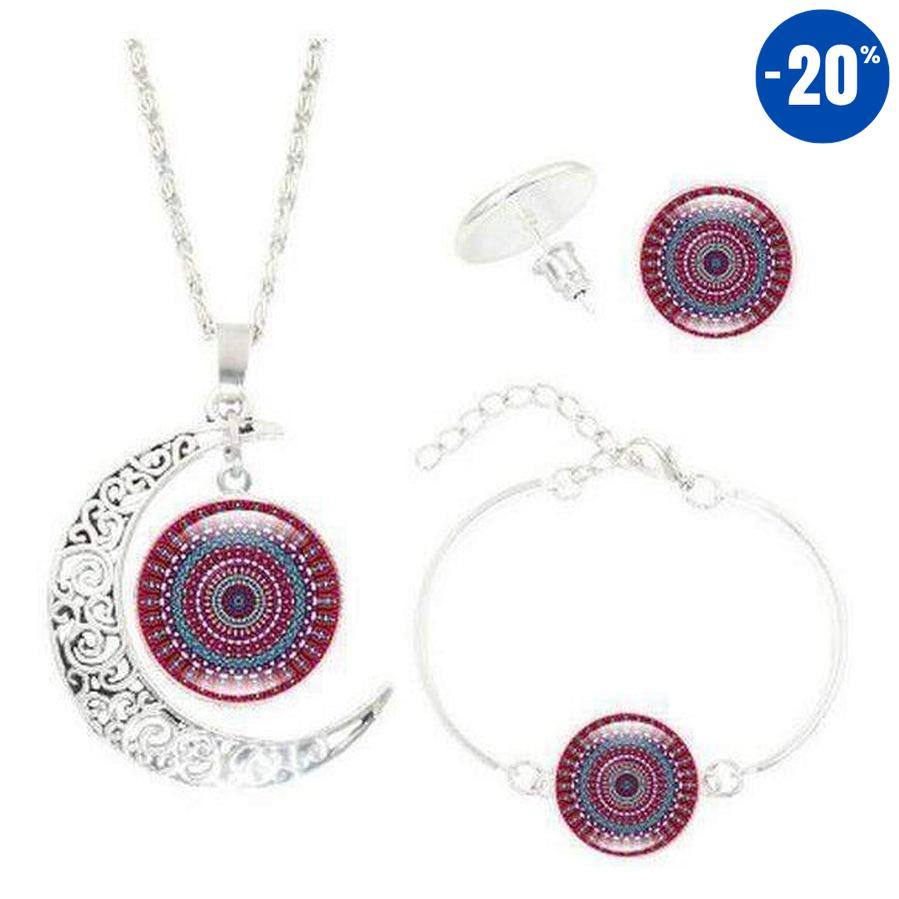 Parure « fleur de vie »