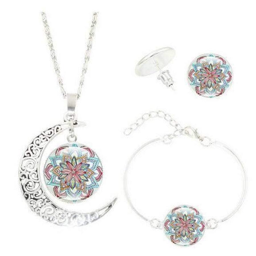 Parure « fleur de vie »
