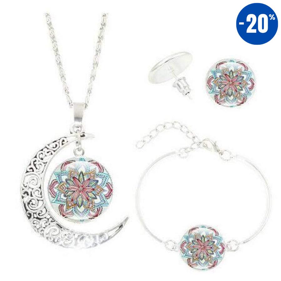 Parure « fleur de vie »