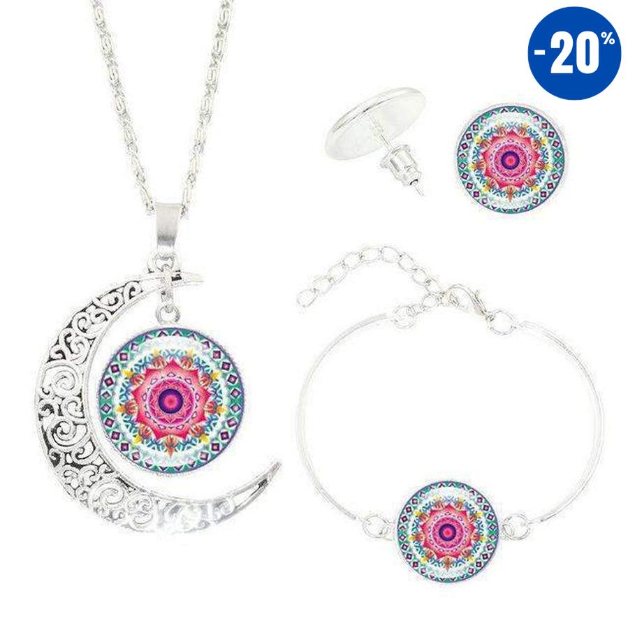 Parure « fleur de vie »