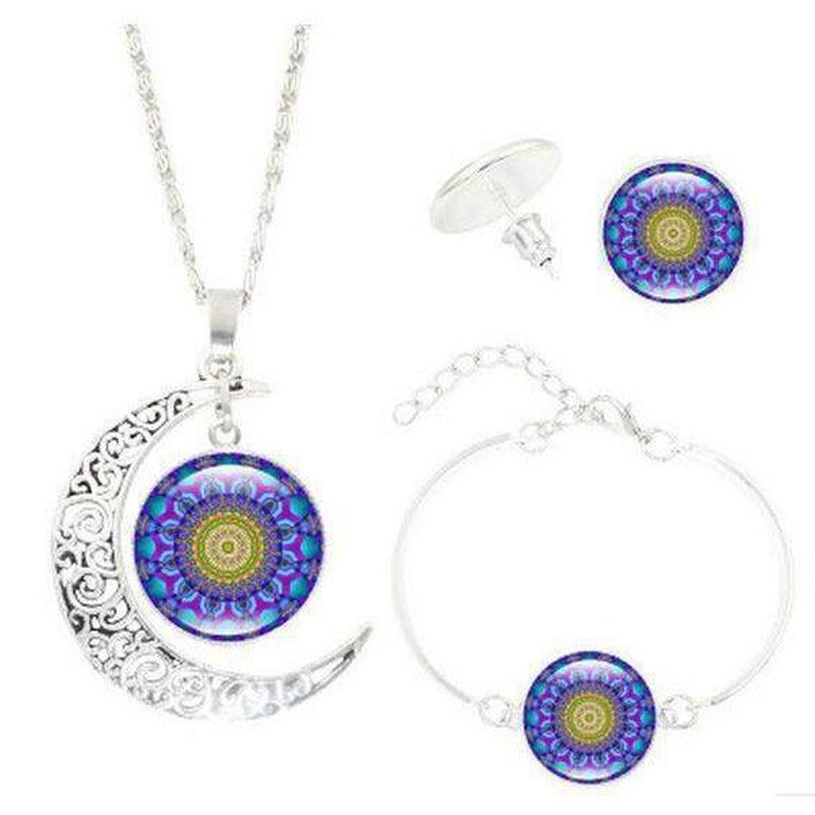 Parure « fleur de vie »