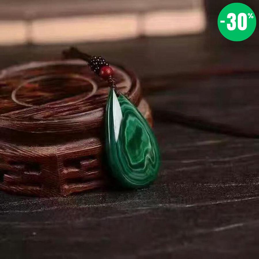 Pendentif «anti-douleur» en Malachite