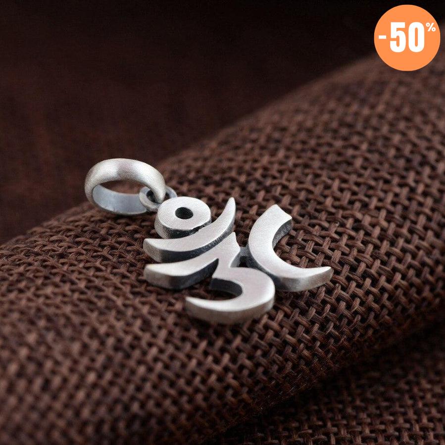 Pendentif « Aum » en argent Sterling 925