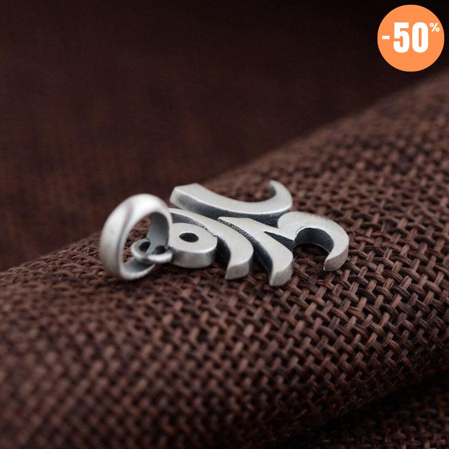 Pendentif « Aum » en argent Sterling 925
