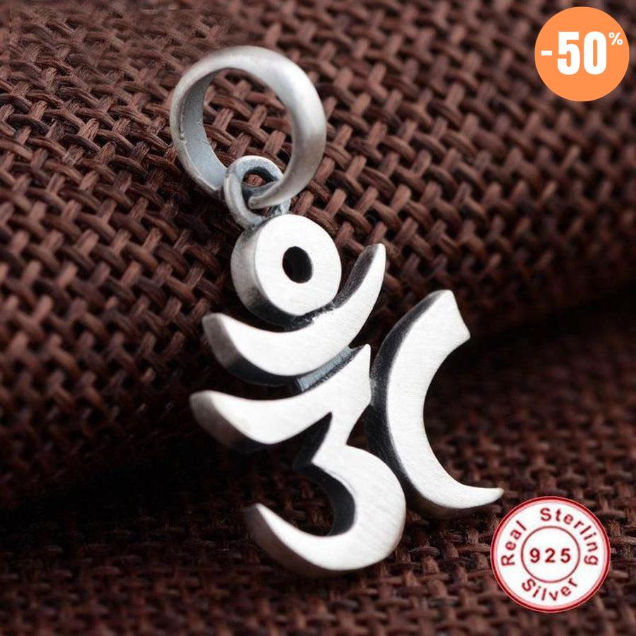 Pendentif « Aum » en argent Sterling 925