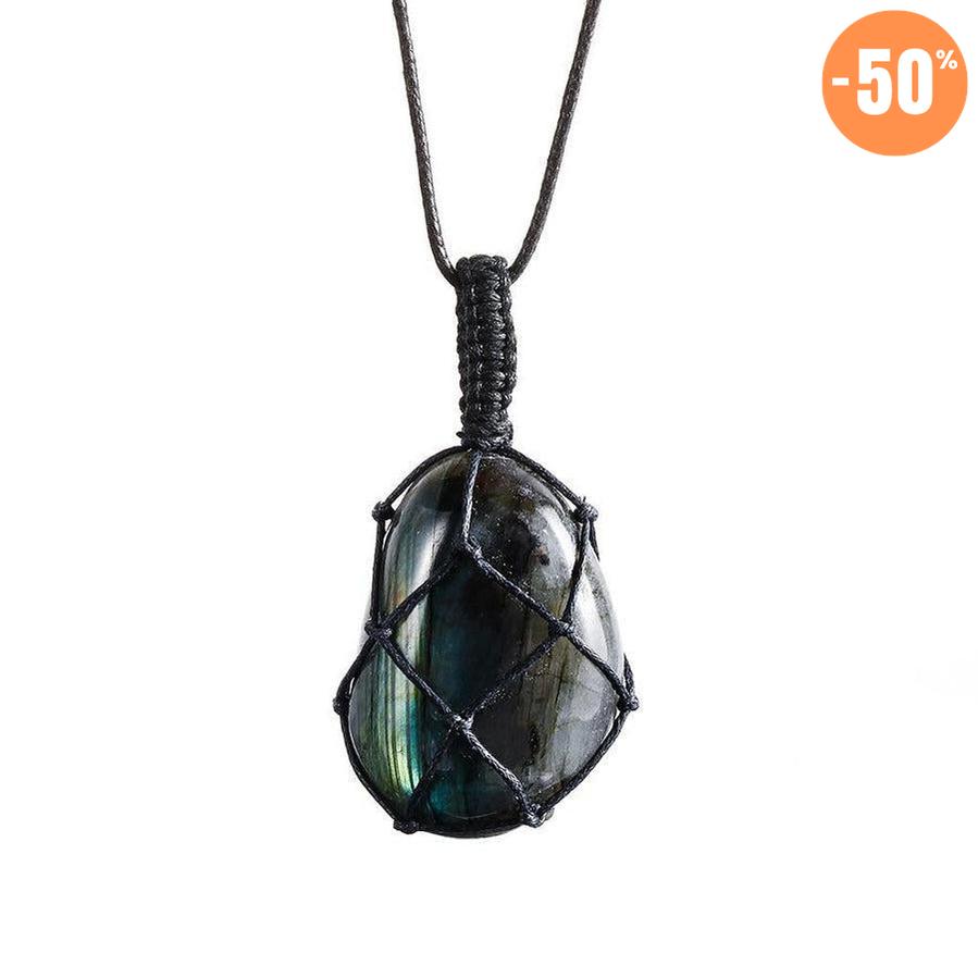 Pendentif de protection en labradorite