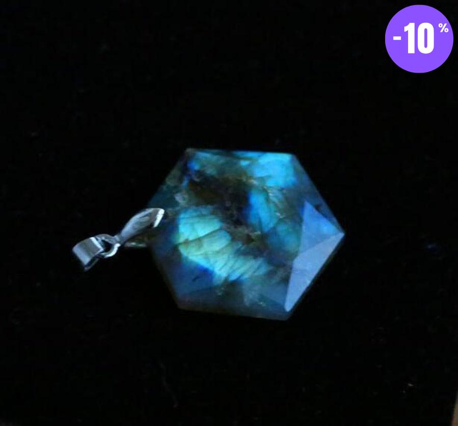 Pendentif en labradorite