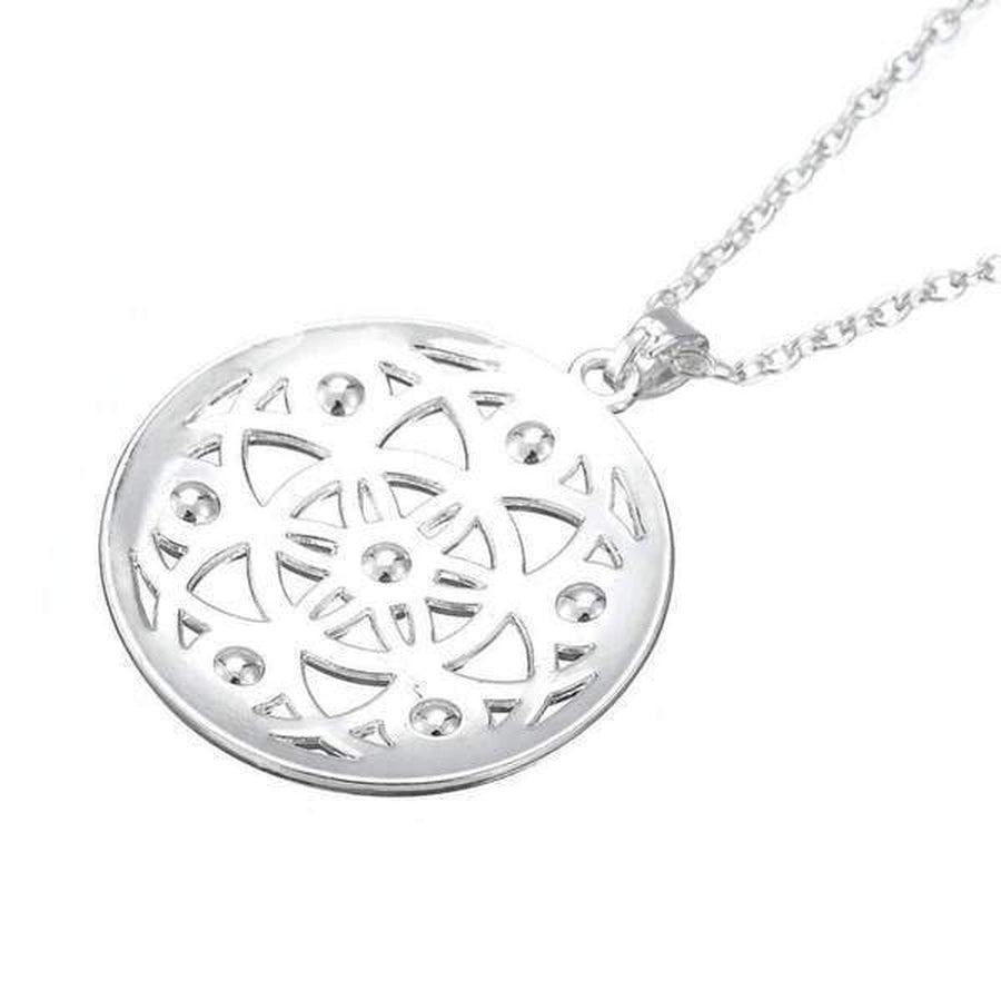 Pendentif fleur de vie des 7 Chakras