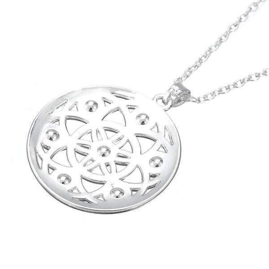 Pendentif fleur de vie des 7 Chakras