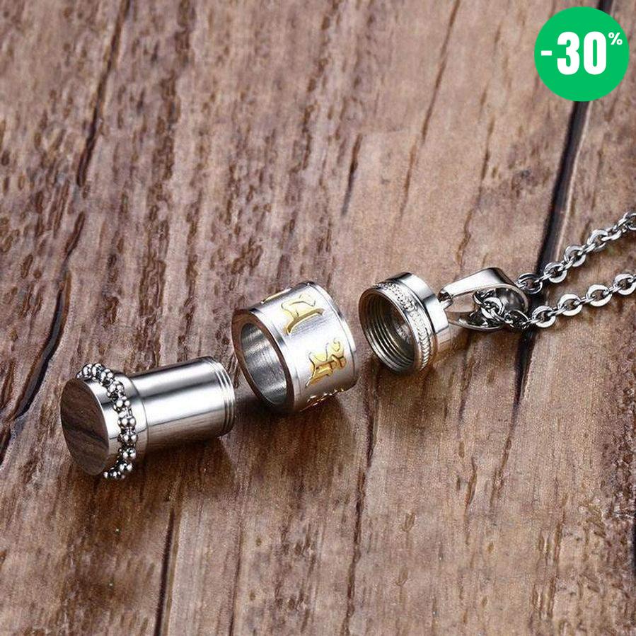 Pendentif «réalisation de voeux» Om Mani Padme Hum