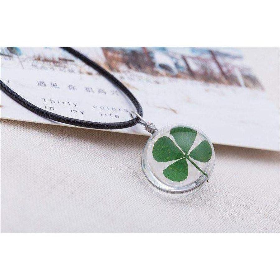Pendentif «trèfle» porte bonheur