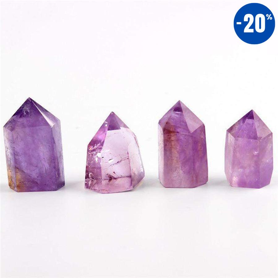 Pointe d'améthyste brut (30-35mm)