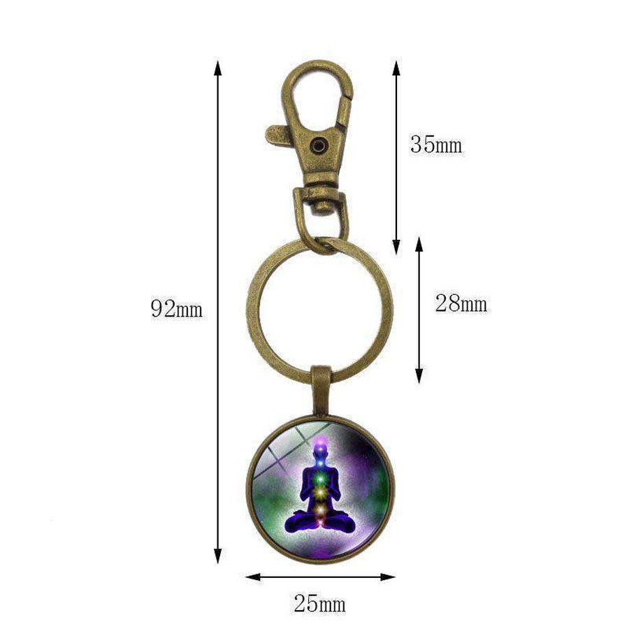 Porte clés des 7 Chakras