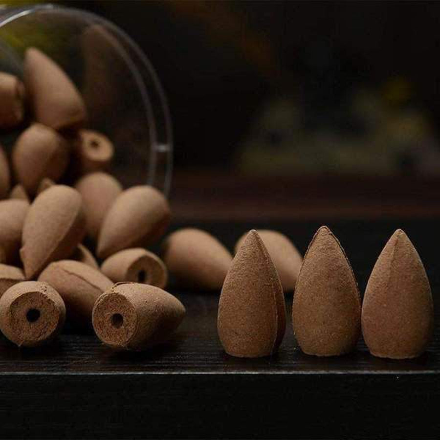 Sac en toile de 45 cones d'encens