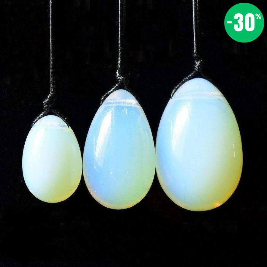 Set de 3 Œufs de Yoni en Opale