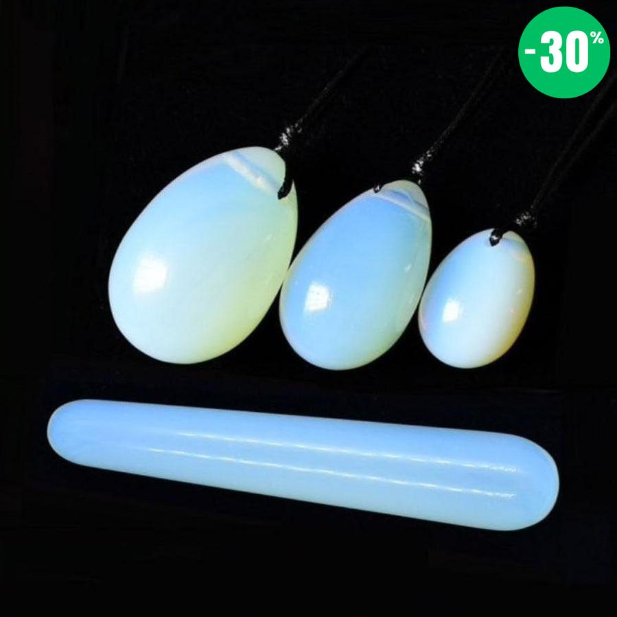 Set de 3 Œufs de Yoni en Opale