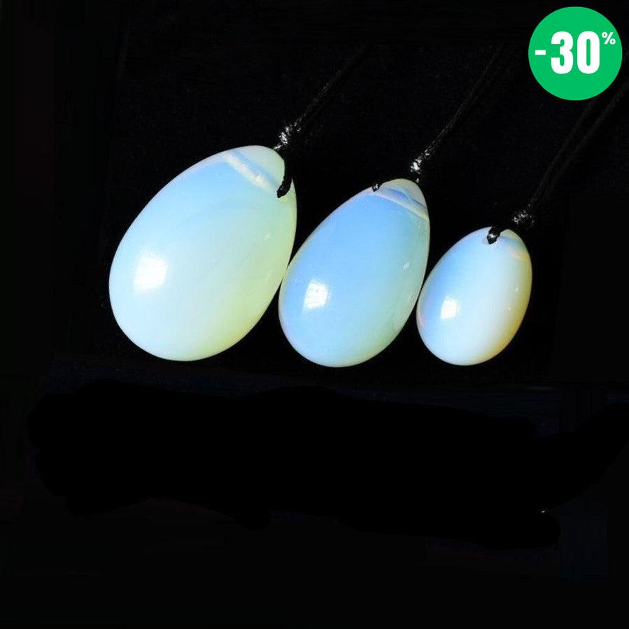 Set de 3 Œufs de Yoni en Opale