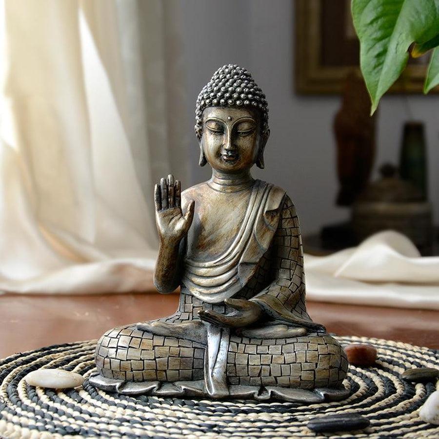 Magnifique statue Bouddha Noir - deco zen pour un bel intérieur Zen.